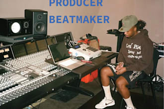 make a rap beat for you within 1 day