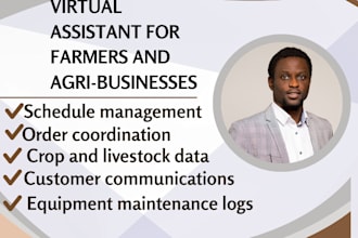 be your virtual assistant for farmers and agri businesses