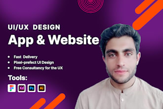 design modern uiux for web and apps