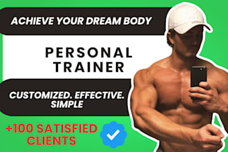 create a custom diet and workout plan