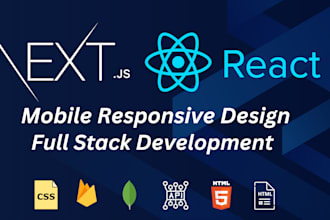 be your full stack web developer, react js, next js node js, mongodb