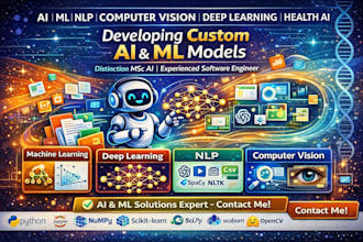 do ai, machine learning, llm, computer vision, health ai models with python