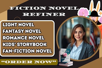 structural edit,developmental edit your fiction light novel romantasy,fanfiction