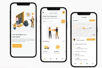 create food delivery app, courier delivery app, logistic app