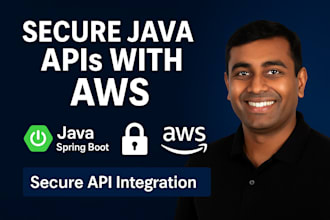 design secure backend apis using java spring boot and AWS