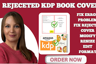 fix rejected book cover design amazon kdp ebook error format paperback layout