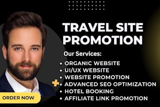 do automated affiliate organic travel site, airbnb marketing  for passive income