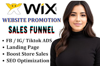 setup wix marketing sales funnel wix promotion wix landing page wix automation