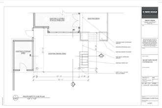 draw and plan home renovation and addition blueprints for permit applications