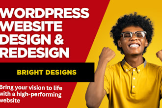 design revamp charity, nonprofit, modern, wordpress website for your business