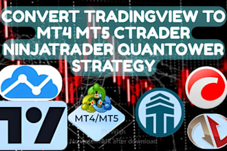 convert tradingview pinescript to mt4 mt5 quantower ctrader ninjatrader strategy