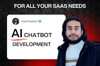 develop ai chatgpt mobile app or website ai saas app ai chatbot ai software