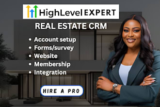 build gohighlevel real estate website funnel landing page ghl real estate crm