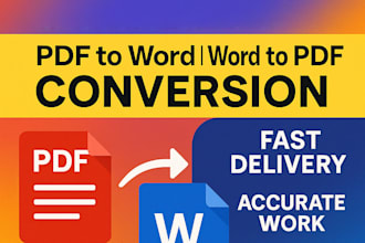 convert PDF to word, word to PDF and do excel formatting