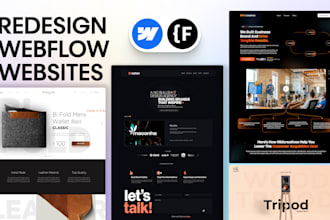 redesign webflow website, edit templates, fix cms, saas