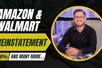reinstate amazon walmart suspension amazon violation appeal walmart approval poa