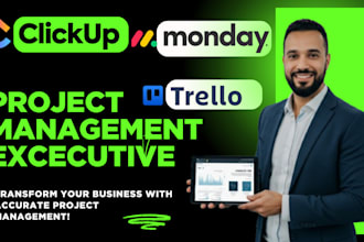 monday com clickup trello crm project management automation