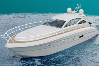 do 3d ship model 3d warship yacht 3d boat model vessel 3d rendering hard surface