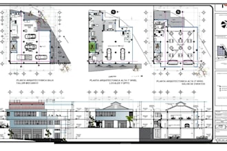 arquitecto diseñaré sus proyectos arquitectónicos autocad 2d
