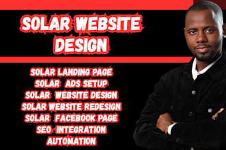 design solar website wordpress solar website solar landing page solar website