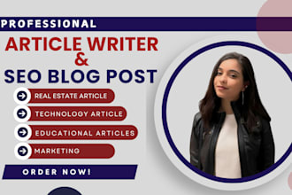 write articles for marketing, tourism, education, technology blog, construction