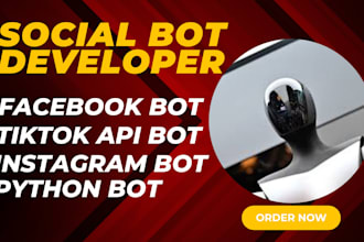 develop social media bot bot automation website automation bot