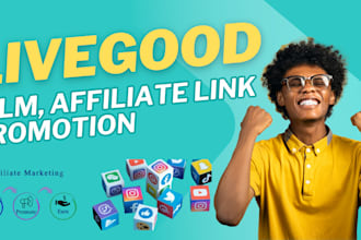 do livegood affiliate promotion, affiliate link promotion, mlm marketing