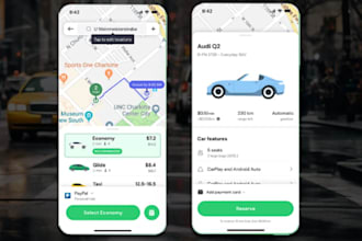develop taxi booking app carpool app rideshare app uber app gojek app turo lyft