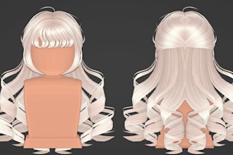 do custom roblox ugc accessories, clothing, weapon for r15 and r6 avatar