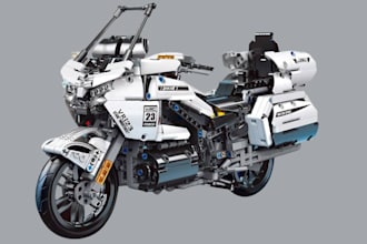 design custom 3d lego vehicle set with XML part list