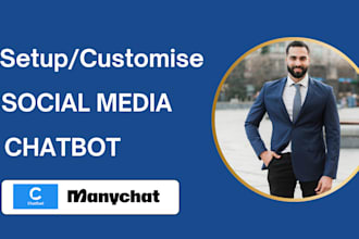 create chatbot for social media platforms and websites using manychat