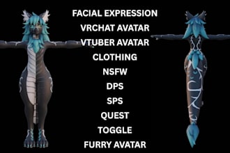 vrchat avatar 3d vrchat avatar nsfw vr character vrc avatar 3d vrchat avatar vrm