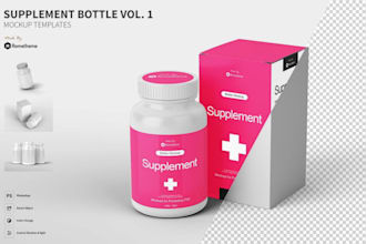 design health supplement website nutrition vitamin supplement shopify store