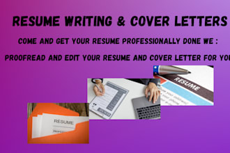 do your resume and cover letter