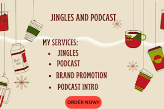record your jingle, toystatic jingle, radio jingle, jingle for brand and podcast