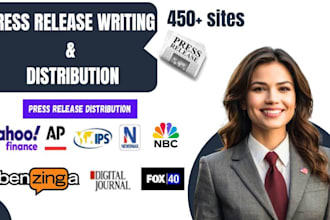 do press release writing and press release distribution