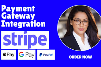 do secure payment integration, stripe integration, paypal and high risk gateway