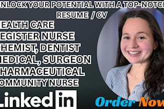 craft a medical, healthcare, nurse and dental resume