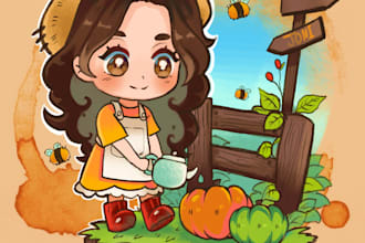draw a chibi of your fursona or character