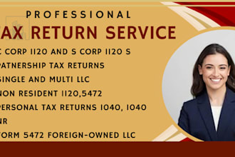 prepare and file US tax returns for US businesses