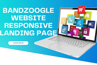 design bandzoogle website, music website entertainment website for music career