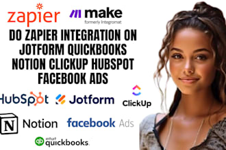 do zapier integration on jotform quickbooks notion clickup hubspot facebook ads