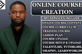 create course content on talentlms, moodle, learnworlds, wordpress lms, graphy