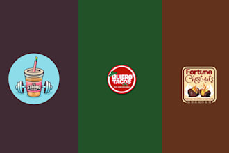 do food restaurant coffee shop drink logo design