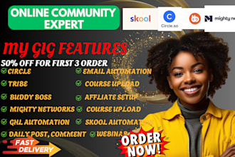 skool community virtual assistant online community management