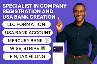 do your USA llc USA bank account   stripe wise and mercury bank account