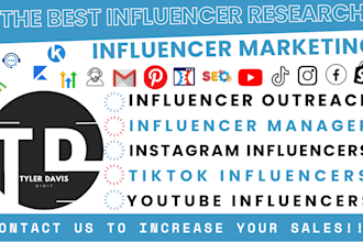 find top influencer email lists on youtube instagram and tiktok to boost brand