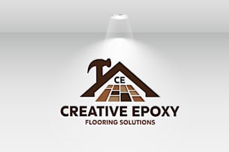 make creative uniforms flooring solutions business logo