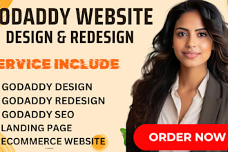 do godadday website design, godaddy website redesign, godaddy landing page