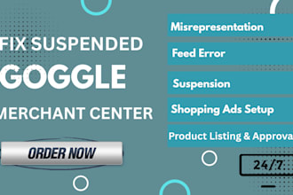 fix google merchant account suspension, shopping ads and gtin, misrepresentation
